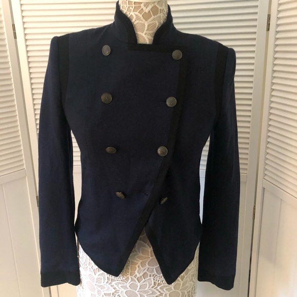 SOLD Rag & Bone navy hussar jacket 4 Gossip Girl - Picture 4 of 7